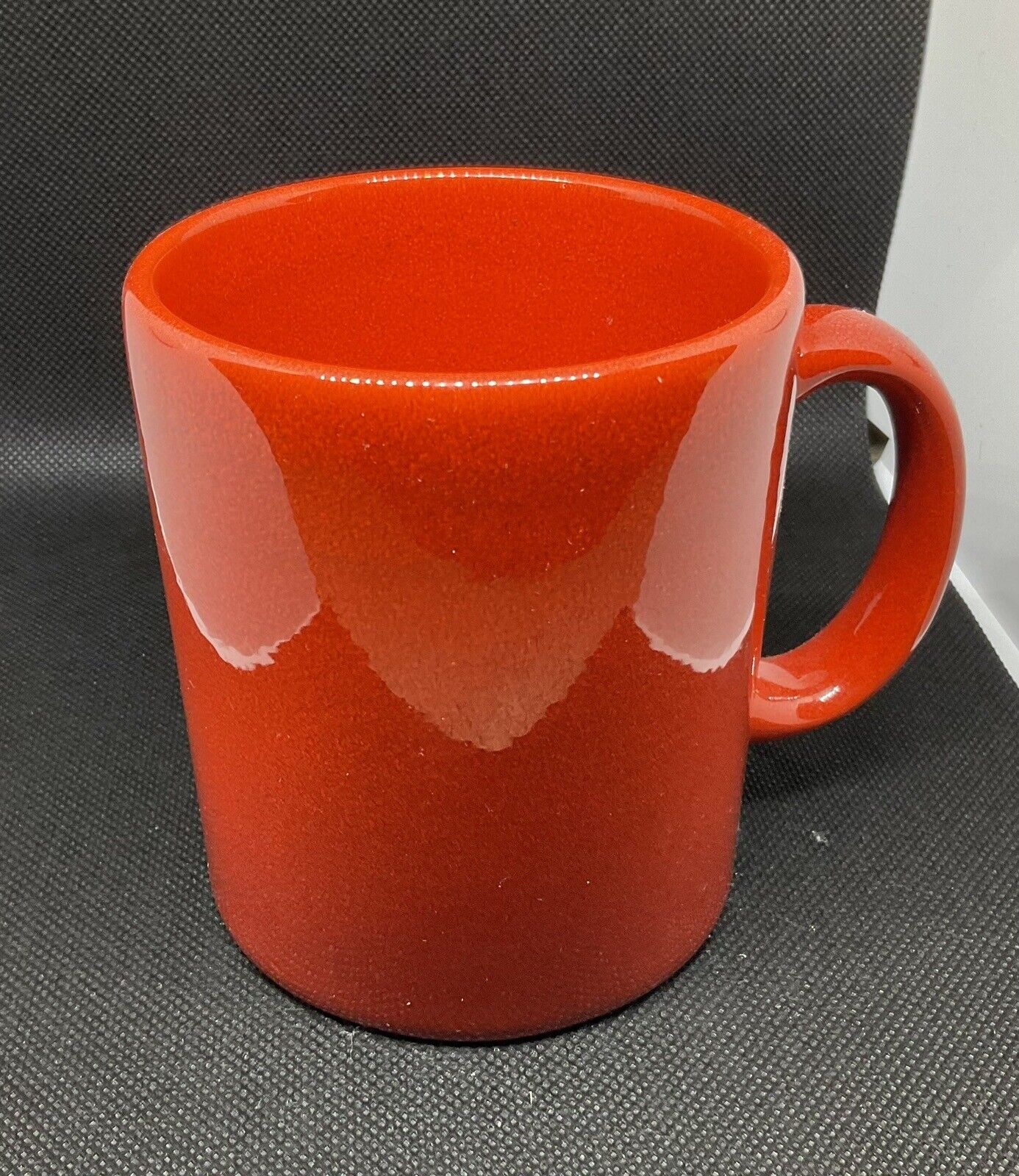 Vintage Waechtersbach Spain Mug Coffee Tea Cup Glazed Red (Orange?) 12 oz