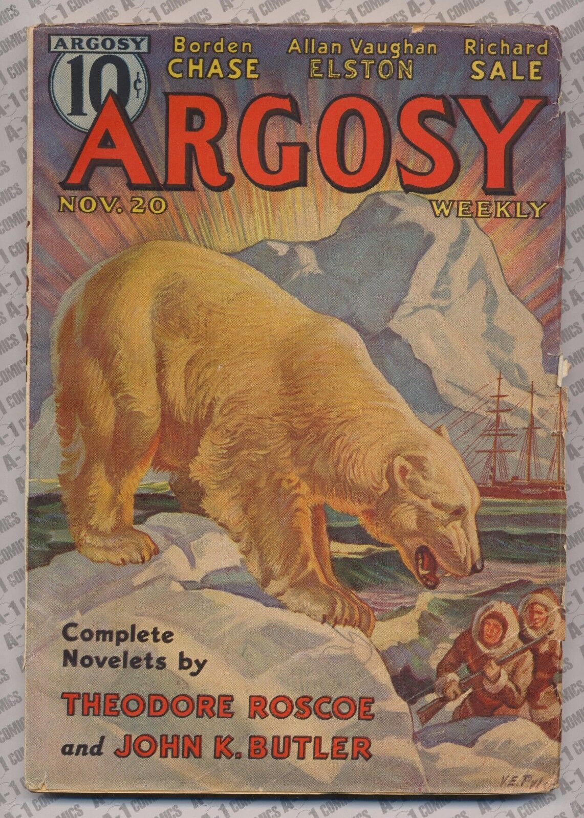 Argosy November 20, 1937 Vintage Pulp Magazine Very Good Plus