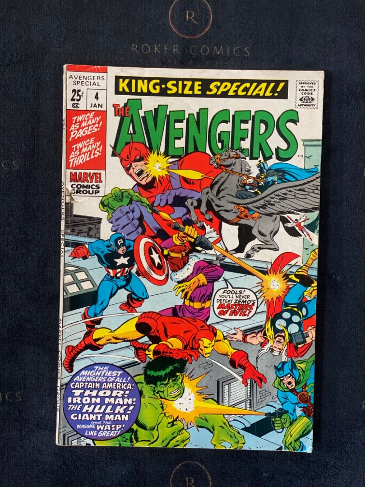Rare 1971 Avengers Annual #4