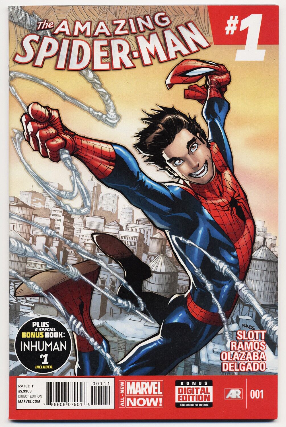 Amazing Spider-Man #1 (2014, Marvel) 1st App Cindy Moon (Silk) NM