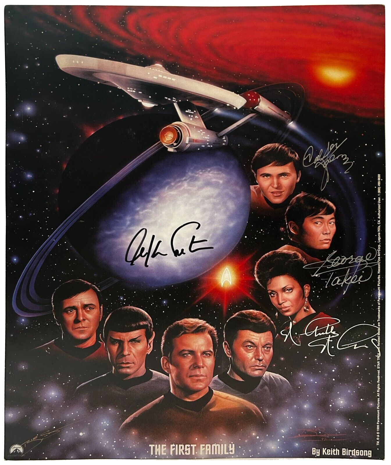 Signed by Cast of Star Trek \