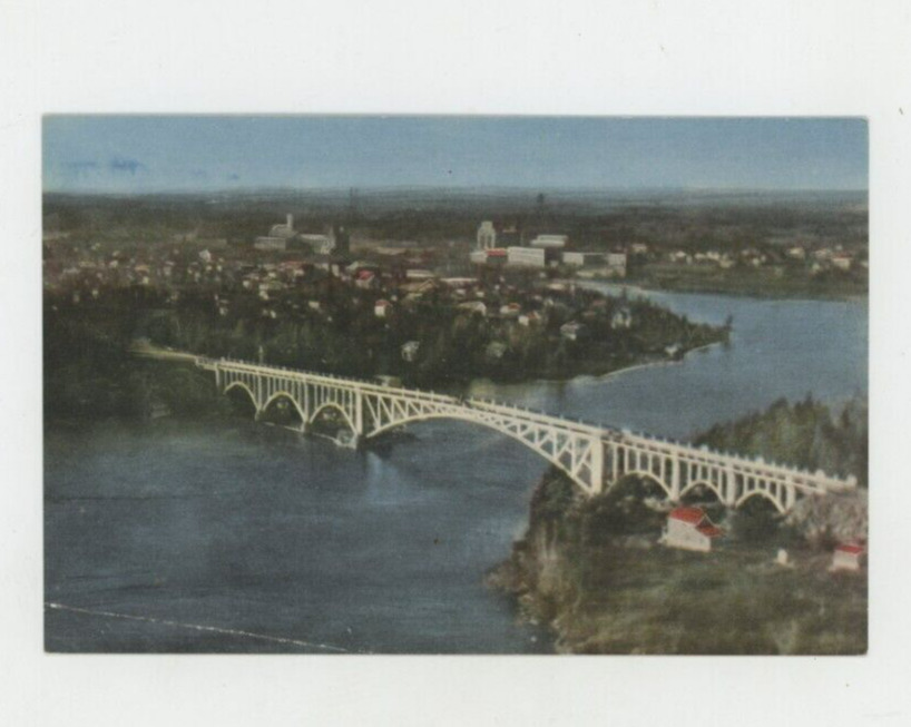 Vintage Postcard   CANADA      NEW HIGHWAY BRIDGE     ONTARIO     UNPOSTED