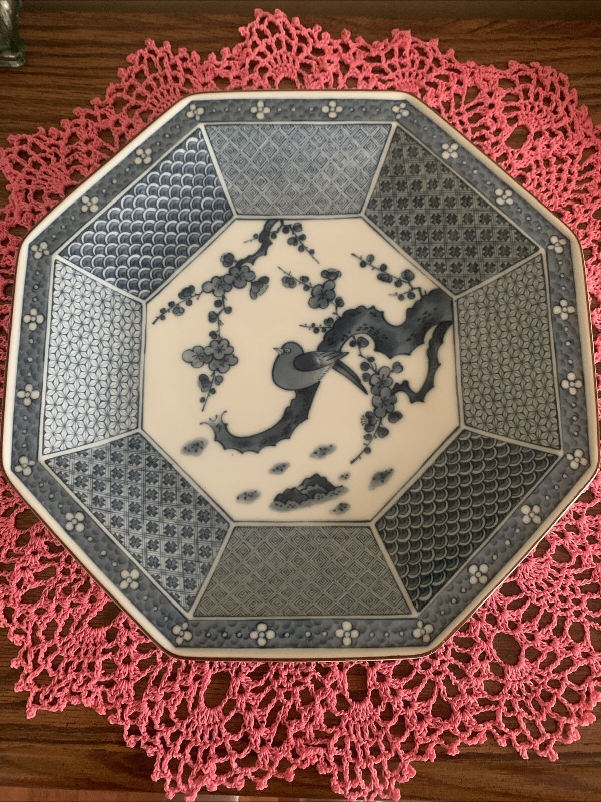 Rare Tiffany & Co Kozan gama japan large shallow bowl chinoiserie