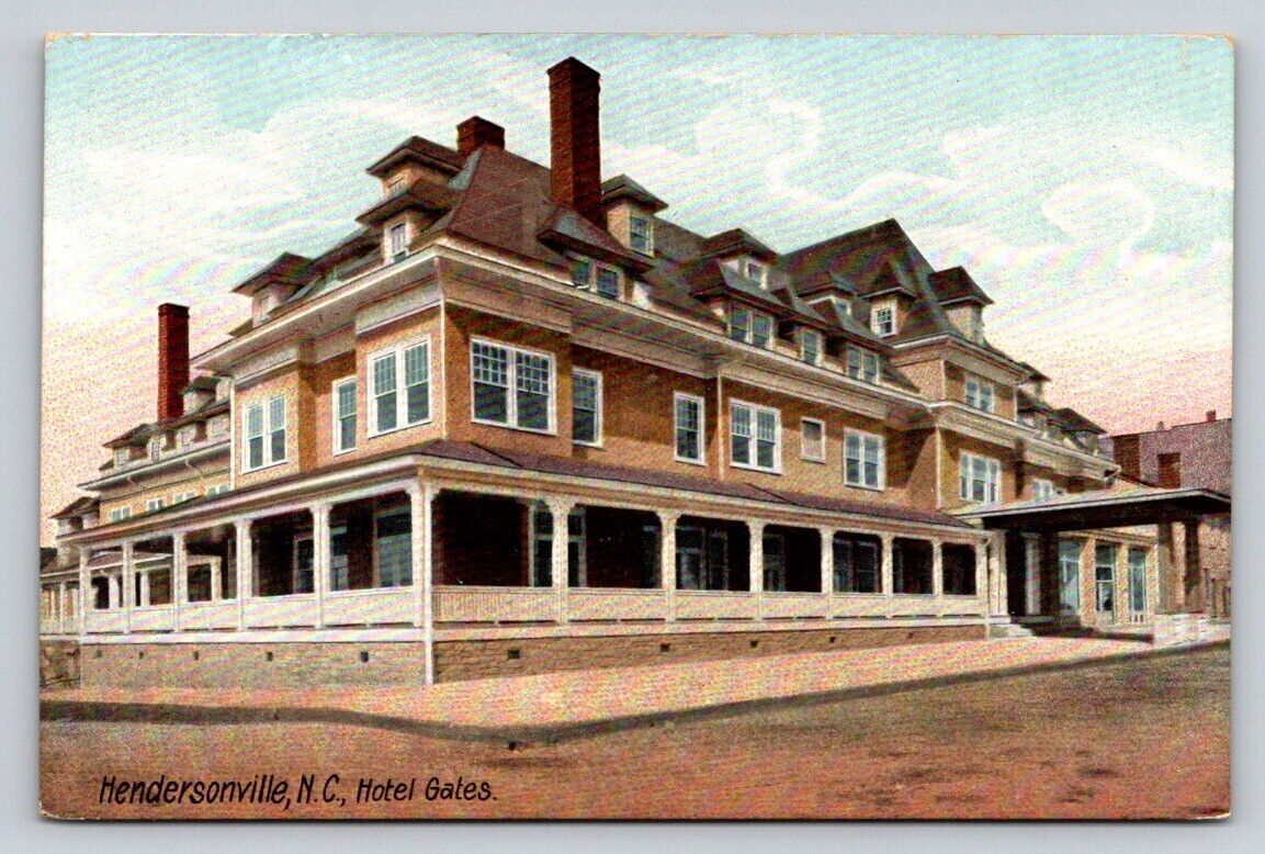 c1910  Hotel Gates Hendersonville North Carolina P403A