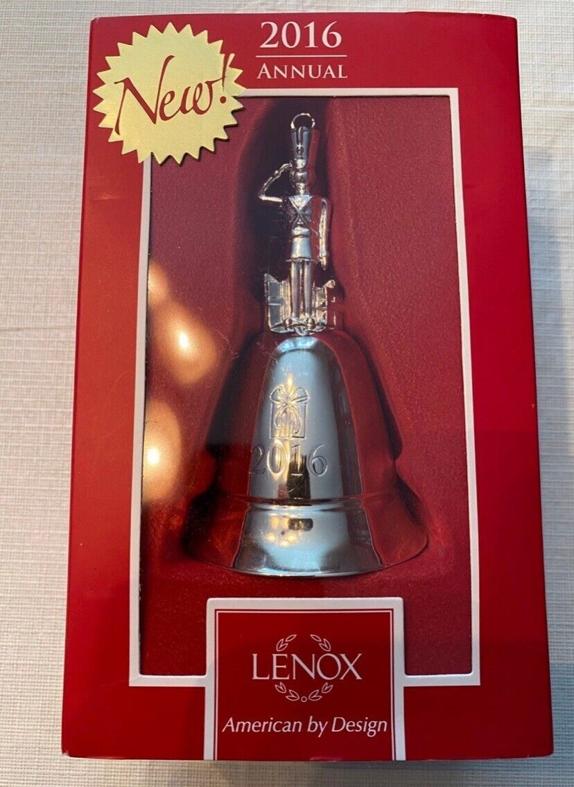 Lenox 2016 Annual Musical Bell Toy Soldier Ornament \