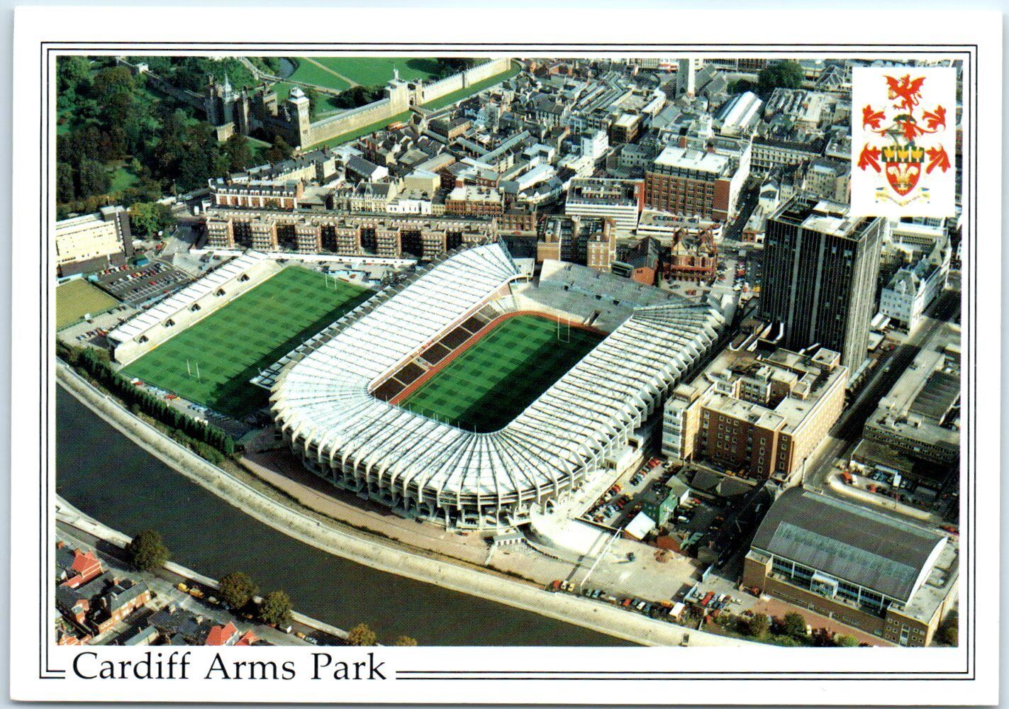 Postcard - Cardiff Arms Park - Cardiff, Wales