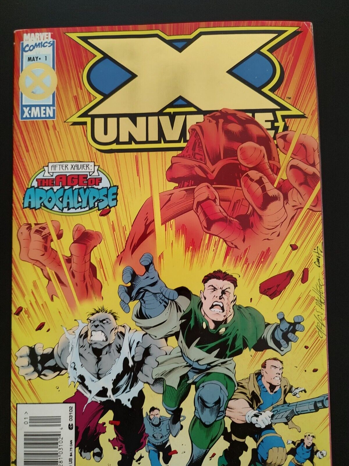 X-Universe #1 and #2 (1995) Newsstand. Marvel Comics Original Owner And Unread.