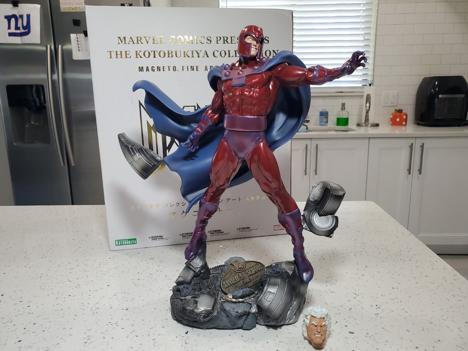 Kotobukiya Magneto Danger Room X-Men Fine Art Statue Figure Marvel (1188/1400)