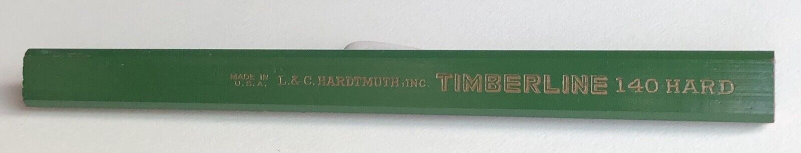 Vintage L&C HARDTMUTH Timberline 140 Hard Carpenter Sketching Pencil USA