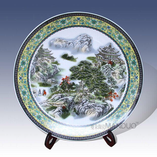 Jingdezhen Porcelain Art Plate Hanging Plate Porcelain Plate