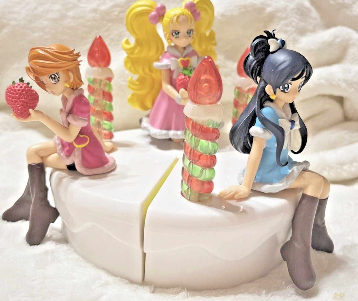 Futari Wa Precure Pretty Cure Christmas Cake Deco Character Figure japan used