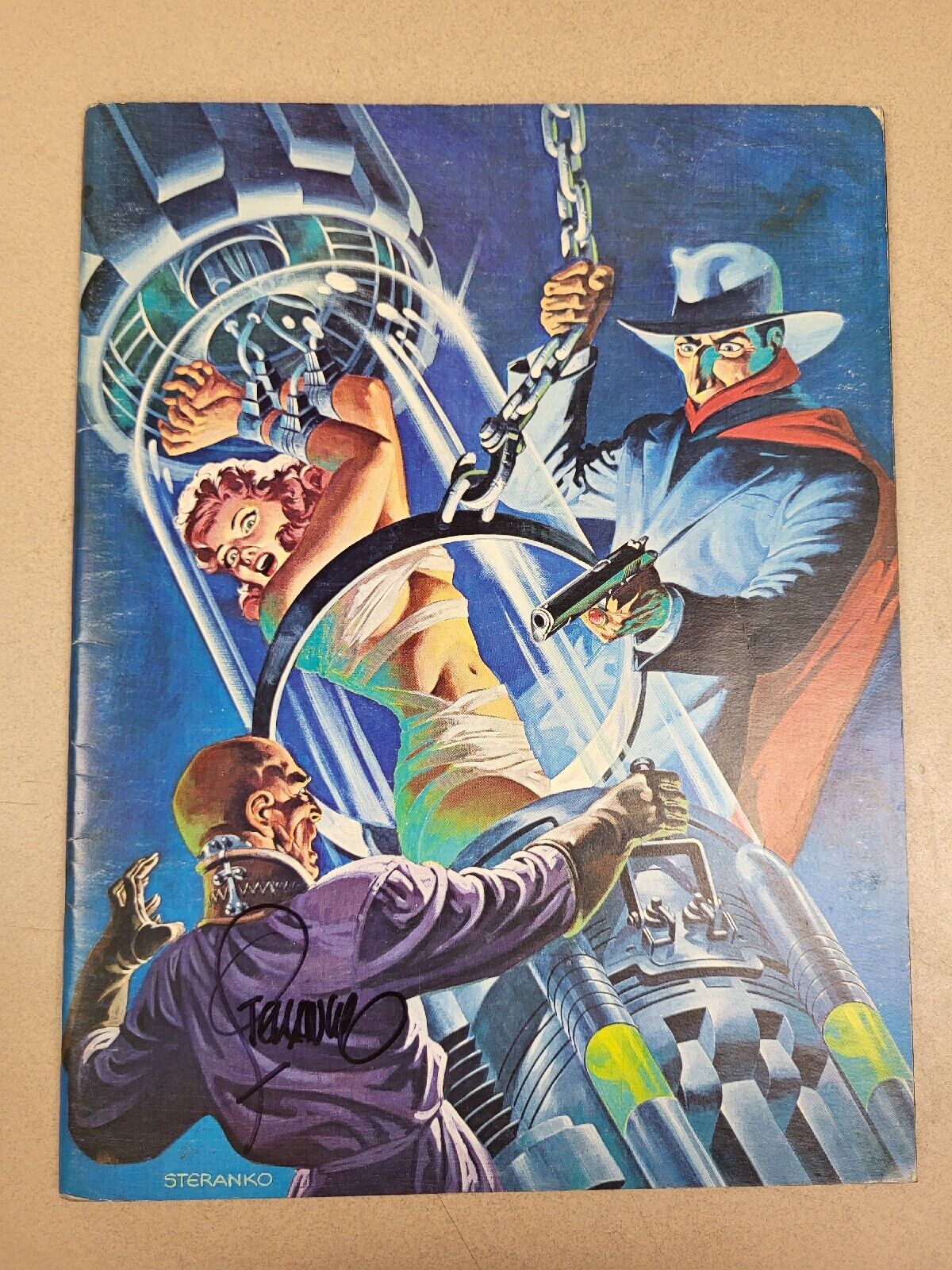 Vtg. Unseen Shadows 50 Cover Concept Illustrations 1978 SIGNED by Jim Steranko