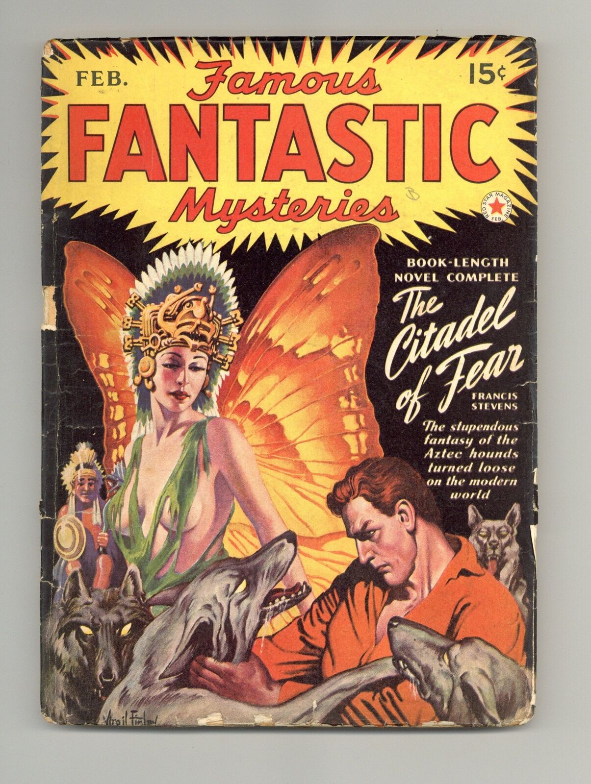 Famous Fantastic Mysteries Pulp Feb 1942 Vol. 3 #6 VG- 3.5