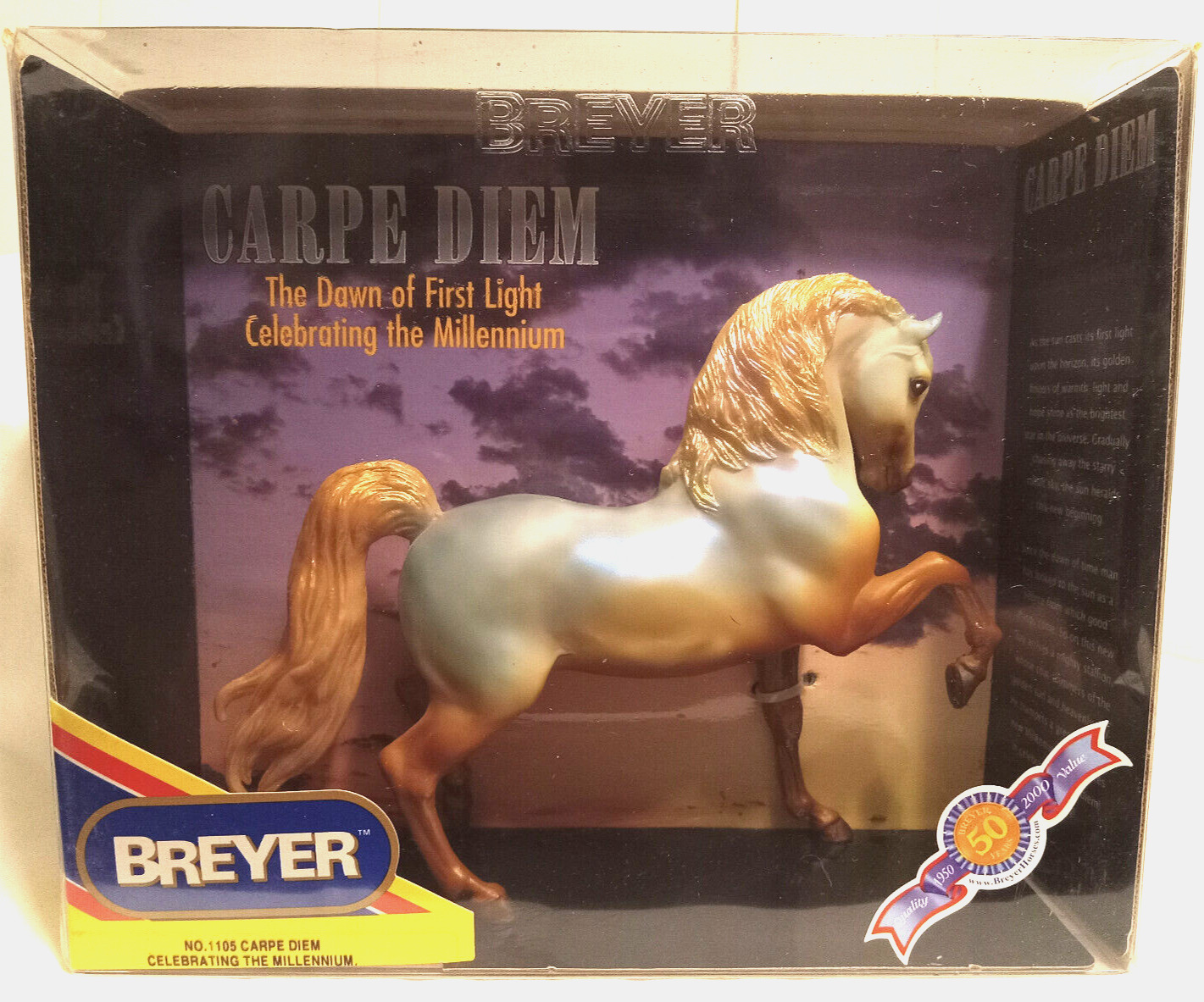 Breyer Horse Model #1105; Carpe Diem 2000, Millennium Limited Edition New