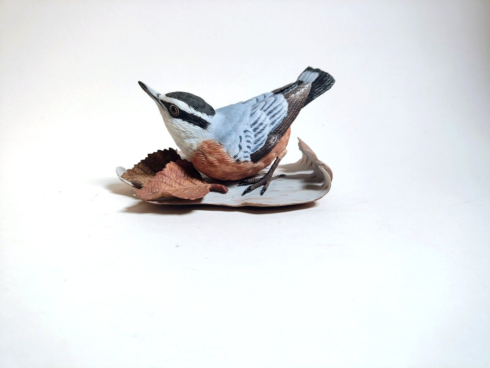 Vintage Lenox Red Breasted Nuthatch Garden Bird Fine Porcelain Figurine