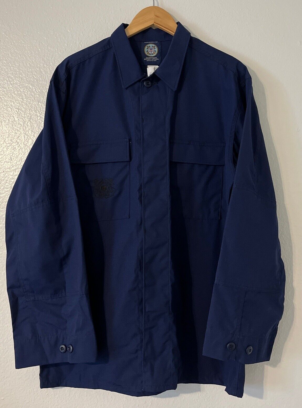 ODU Shirt, Long Sleeve, Button Up, USA Made, Rip Stop, Men\'s 42 Long NWT