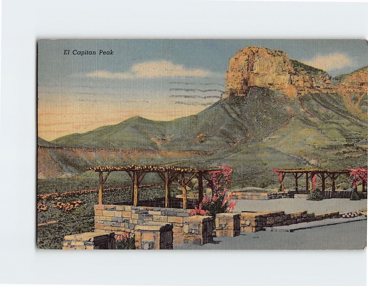 Postcard El Capitan Peak USA