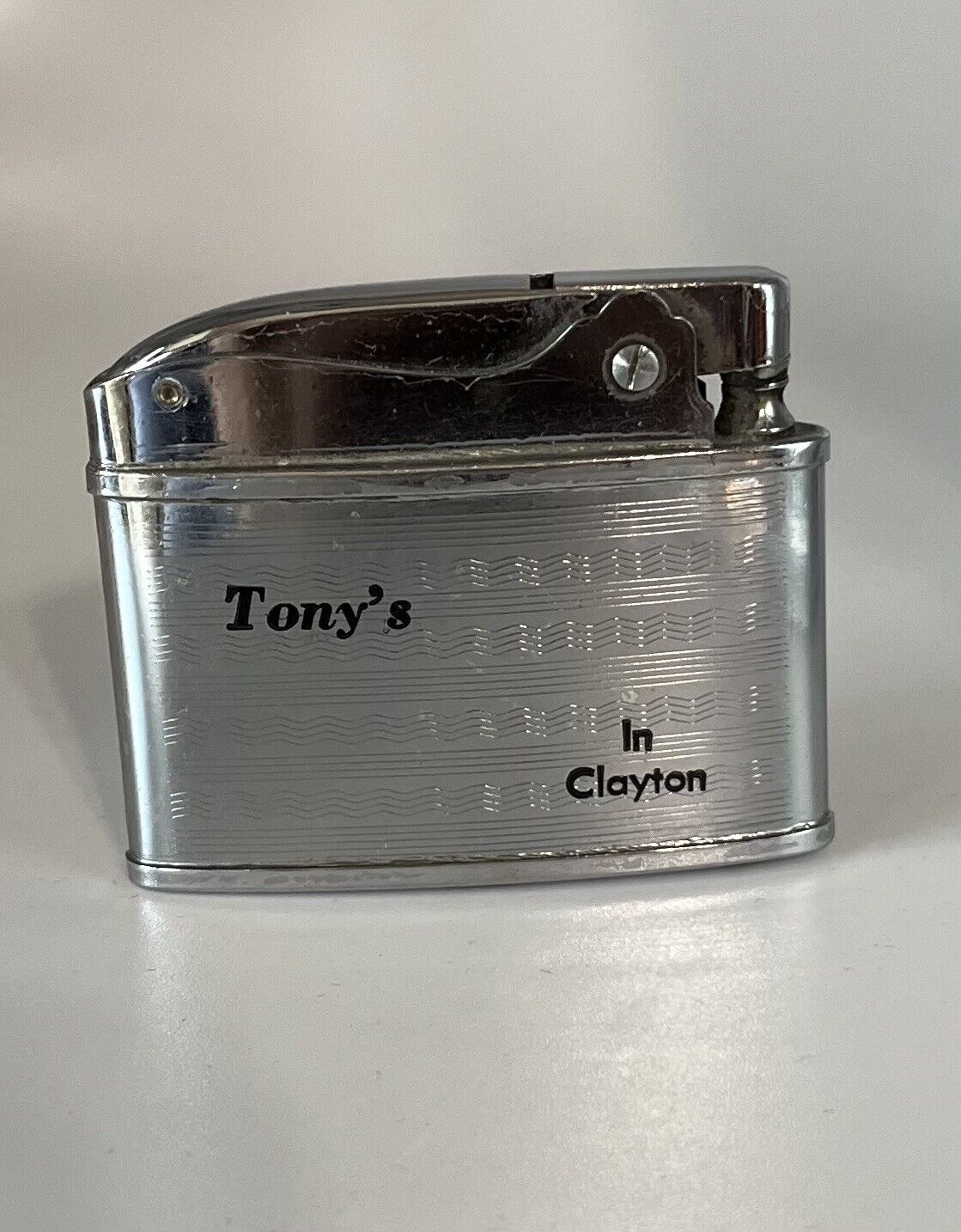 • St. Louis Mo. TONY’S Restaurant In Clayton Vintage Advertising Lighter