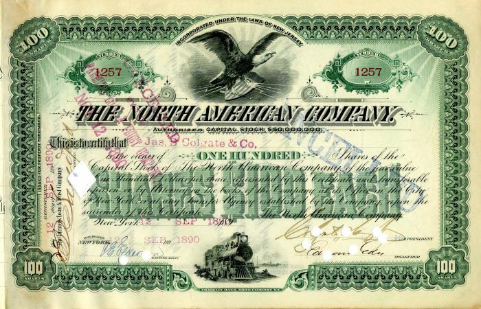 North American Co. - Railroad Stocks