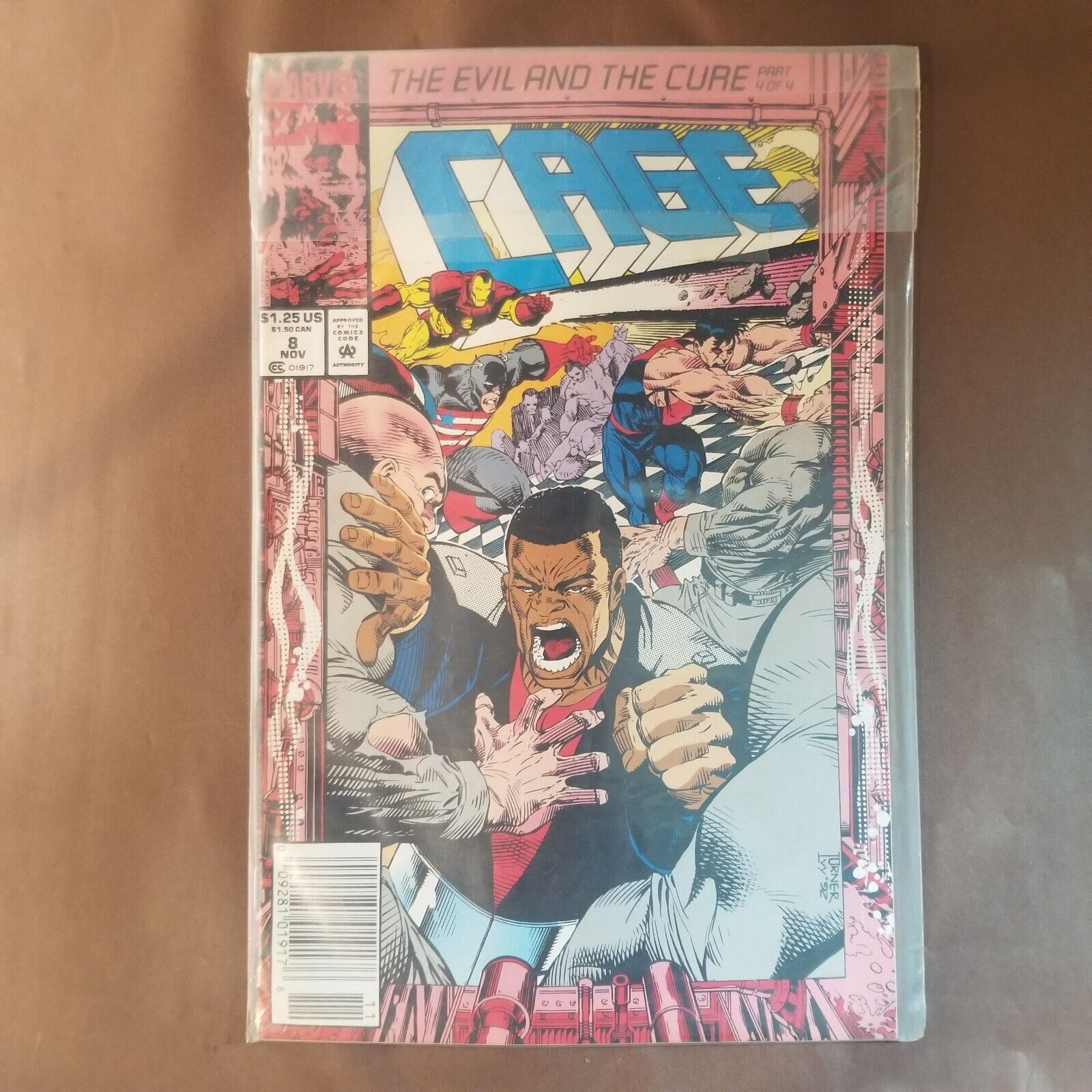 Marvel Comics Cage #8 The Evil And The Cure Part 4 of 4 1992 Modern