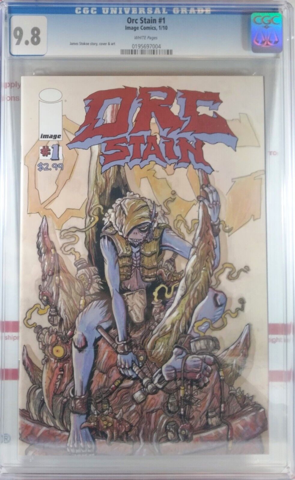 🔥 CGC 9.8 NM/MT ORC STAIN #1 SCARCE James Stokoe IMAGE COMICS 2010 FIRST PRINT
