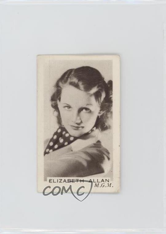 1936 Facchino\'s Cinema Stars Food Issue Elizabeth Allan #1 0a6