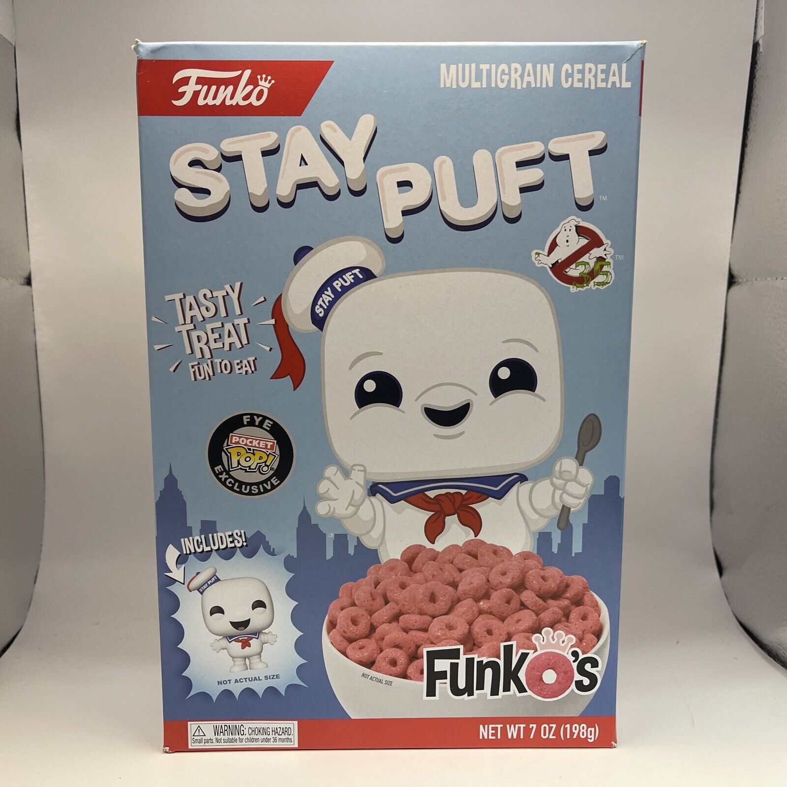 Funko Stay Puft Cereal Unopened Expired Ghostbusters Marshmallow Man FYE Exclus