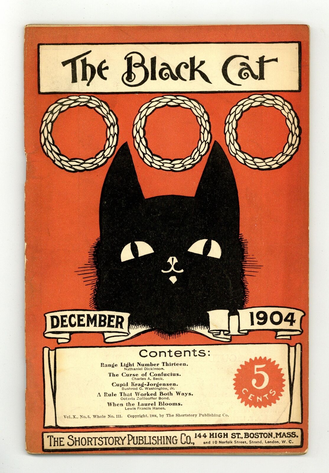 Black Cat Dec 1904 Vol. 10 #3 VG+ 4.5
