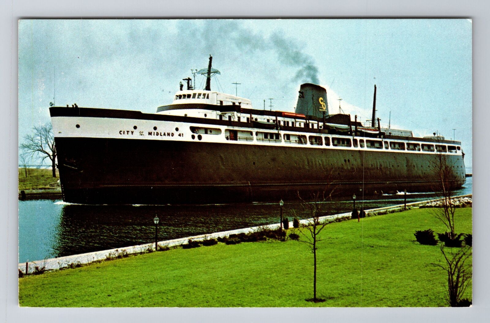 SS City Of Midland, Ship, Transportation, Antique, Vintage Souvenir Postcard