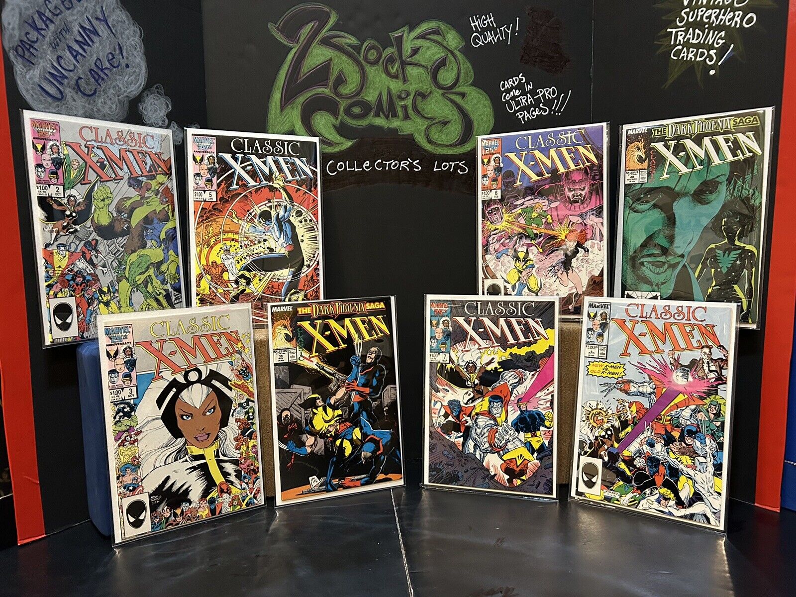 Classic X-Men Comic Book Lot of 8 Marvel Comics (2-3, 5-8, 39-40)
