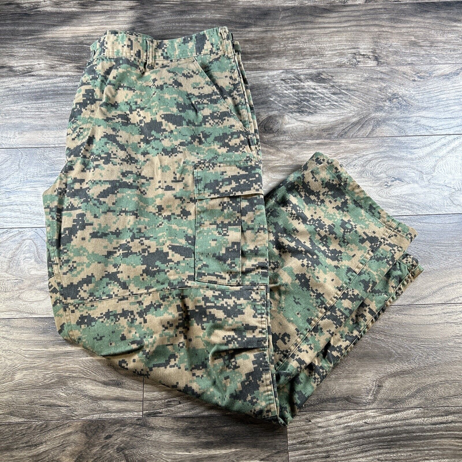 USMC Marine Corps Digital BDU Pants Woodland Rothco Trousers XX-Large Regular
