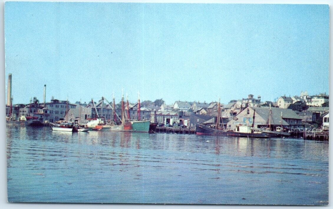 Postcard - Inner Harbor - Gloucester, Massachusetts