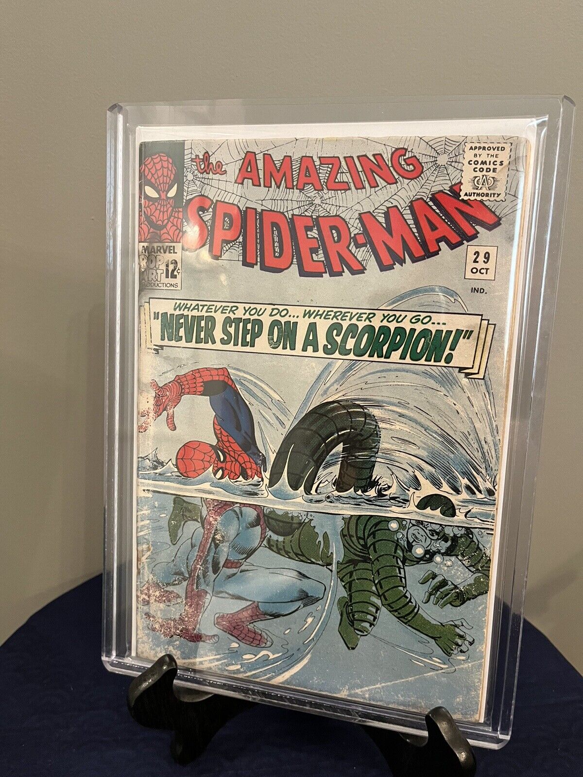 AMAZING SPIDER-MAN #29 2nd App of the SCORPION Marvel Comic 1965