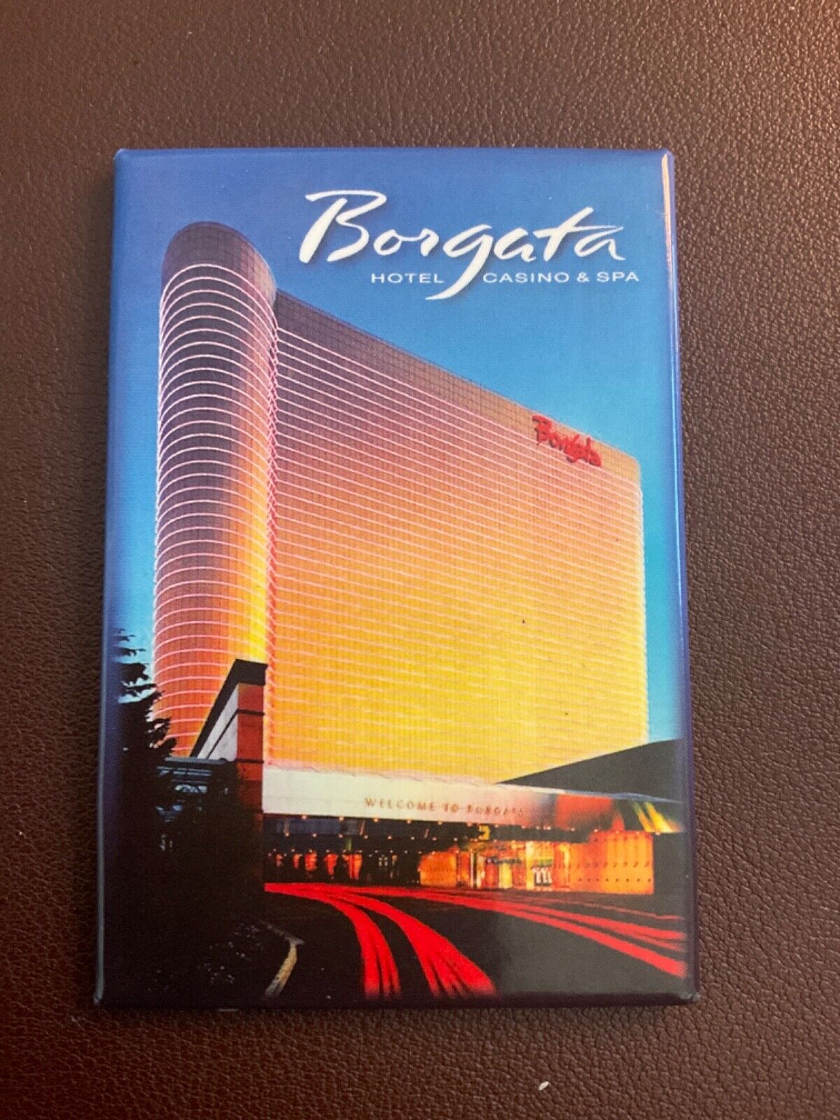 Borgata Hotel & Casino - Atlantic City NJ -  Vintage Refrigerator Magnet