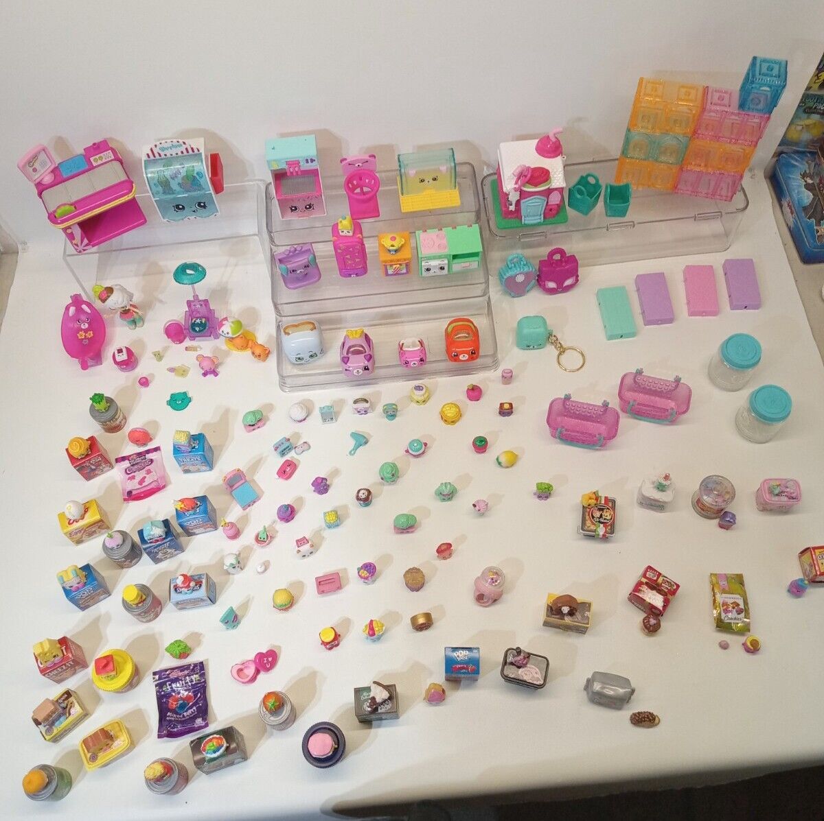 Huge Shopkins Lot With RARE Family Mini Packs Collectors Edition Real Littles