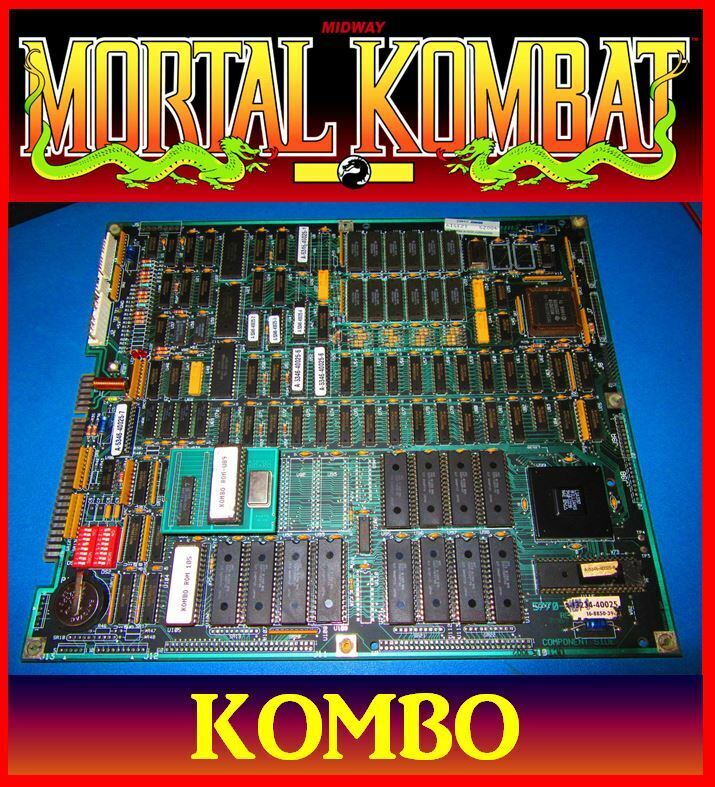 Arcade,Coin, Midway, Mortal Kombat Kombo ROM, CPU, **RARE**