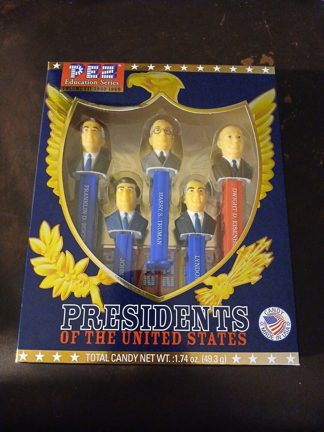 PEZ Presidents Of The United States Vol 7: 1933-1969 Education Series Set Sealed