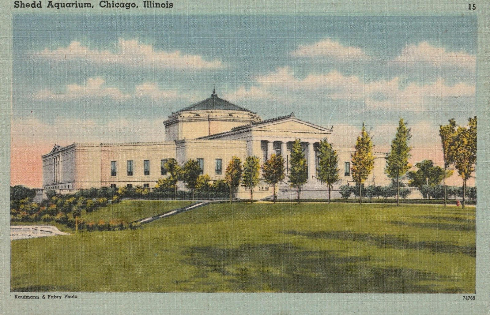 Vintage Postcard Shedd Aquarium Chicago, Illinois Unposted