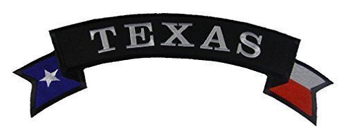 LARGE TEXAS STATE TOP ROCKER BACK PATCH BIKER PRIDE LONESTAR DON'T MESS WITH