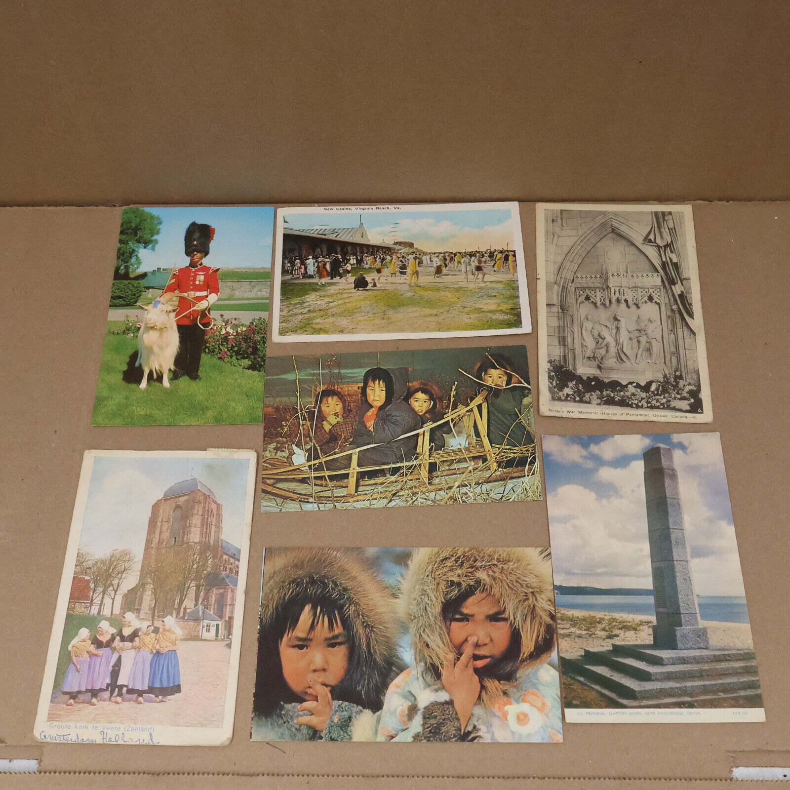 Huge Lot of Postcards 48 Pieces People Landmarks Animals RPPC Litho Etc