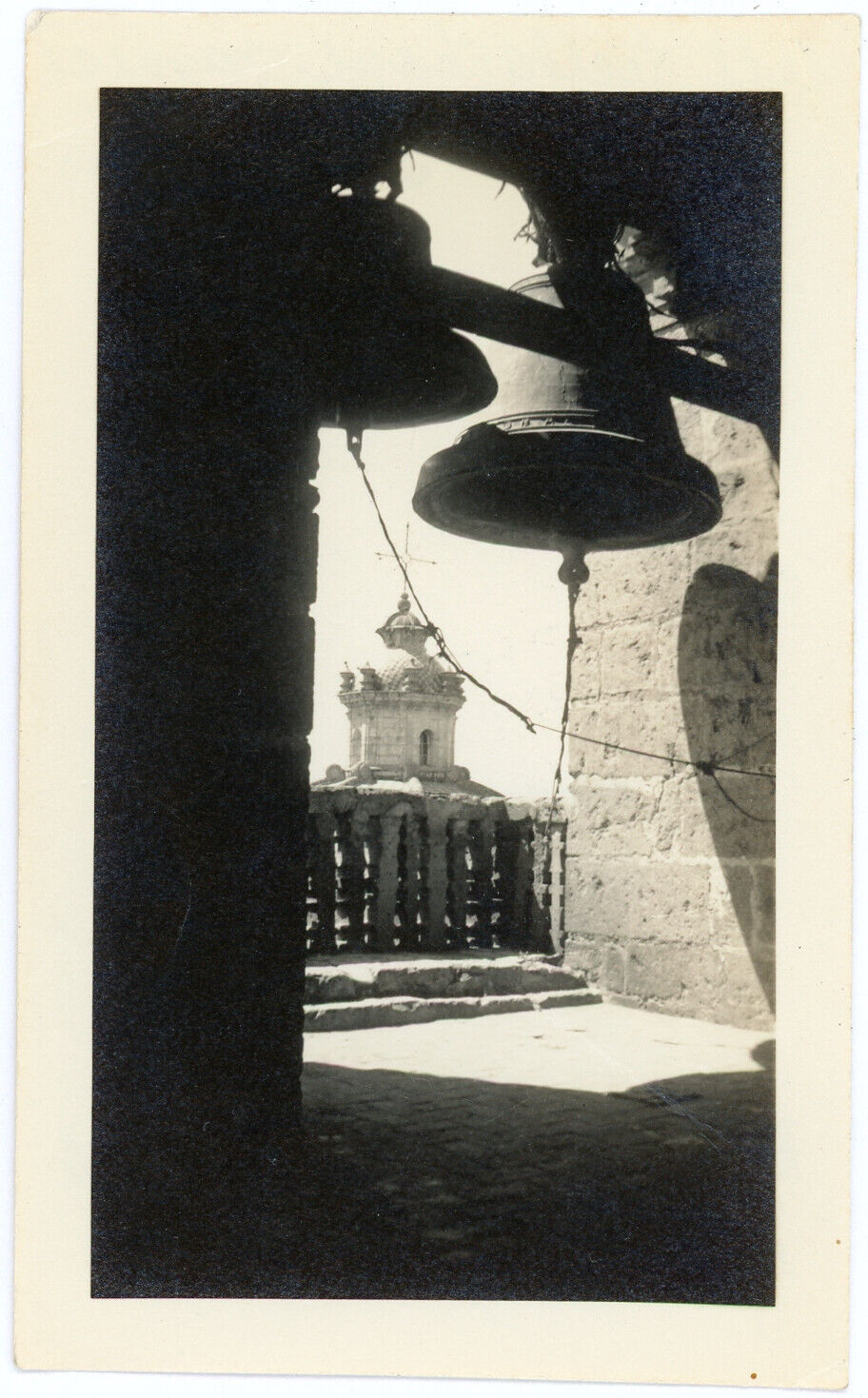 Cathedral of Morelia Bells Vintage Photo Mexico Church Religious Spanish Old 40