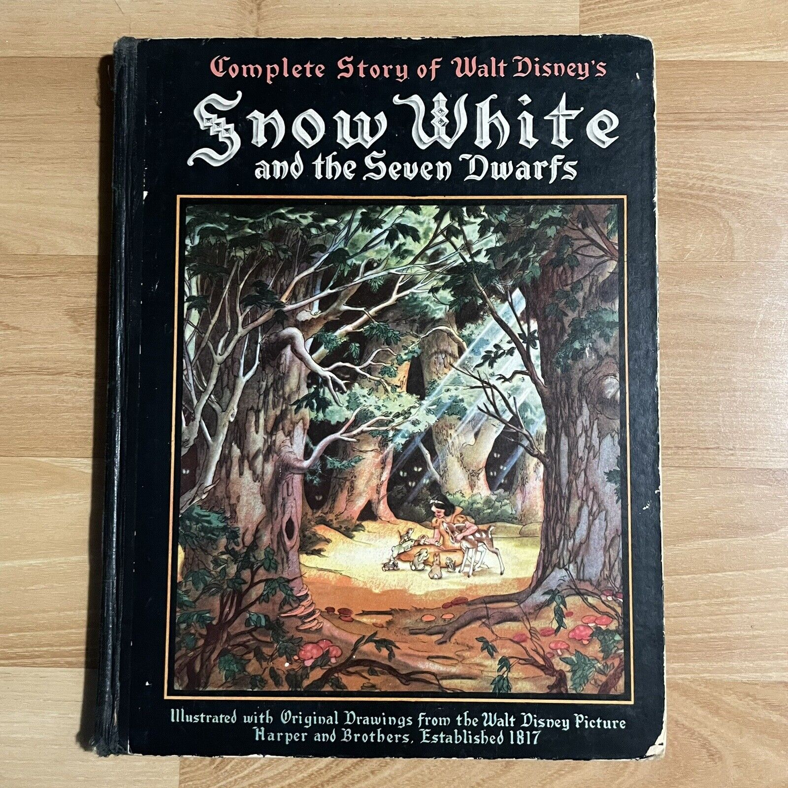 The Complete Story of Snow White and the Seven Dwarfs First Ed. 1st Print 1937