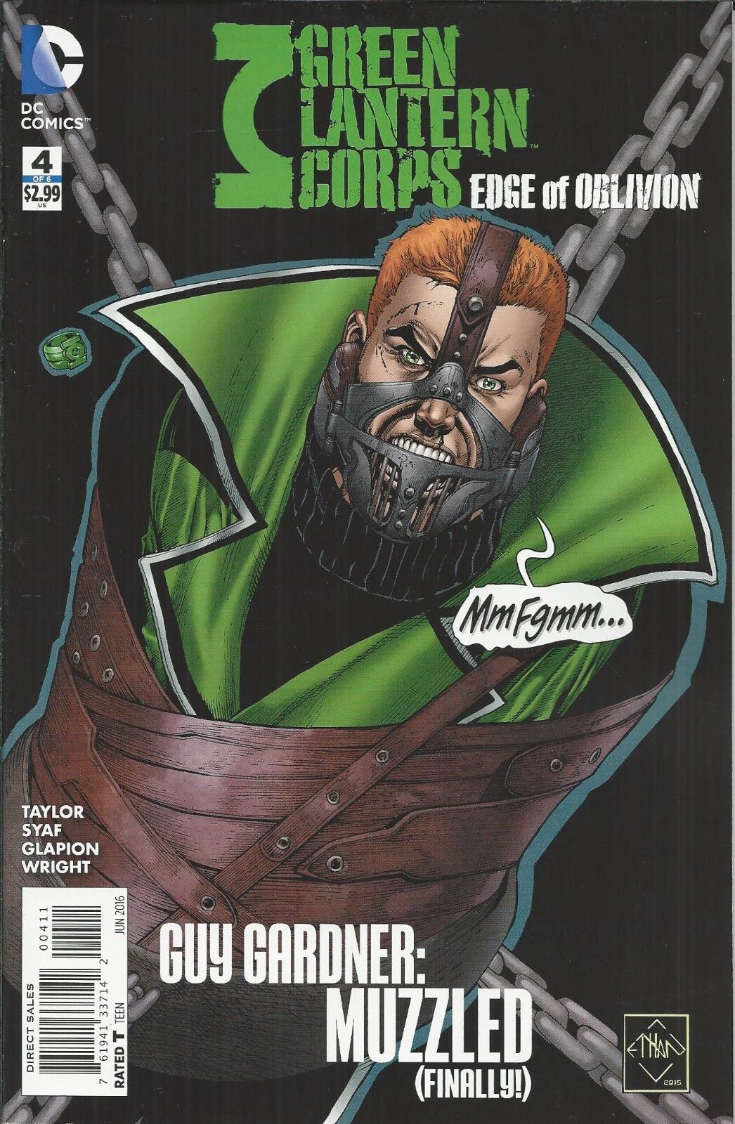 Green Lantern Comic 4 Corps Edge of Oblivion Cover A First Print 2016 Tom Taylor