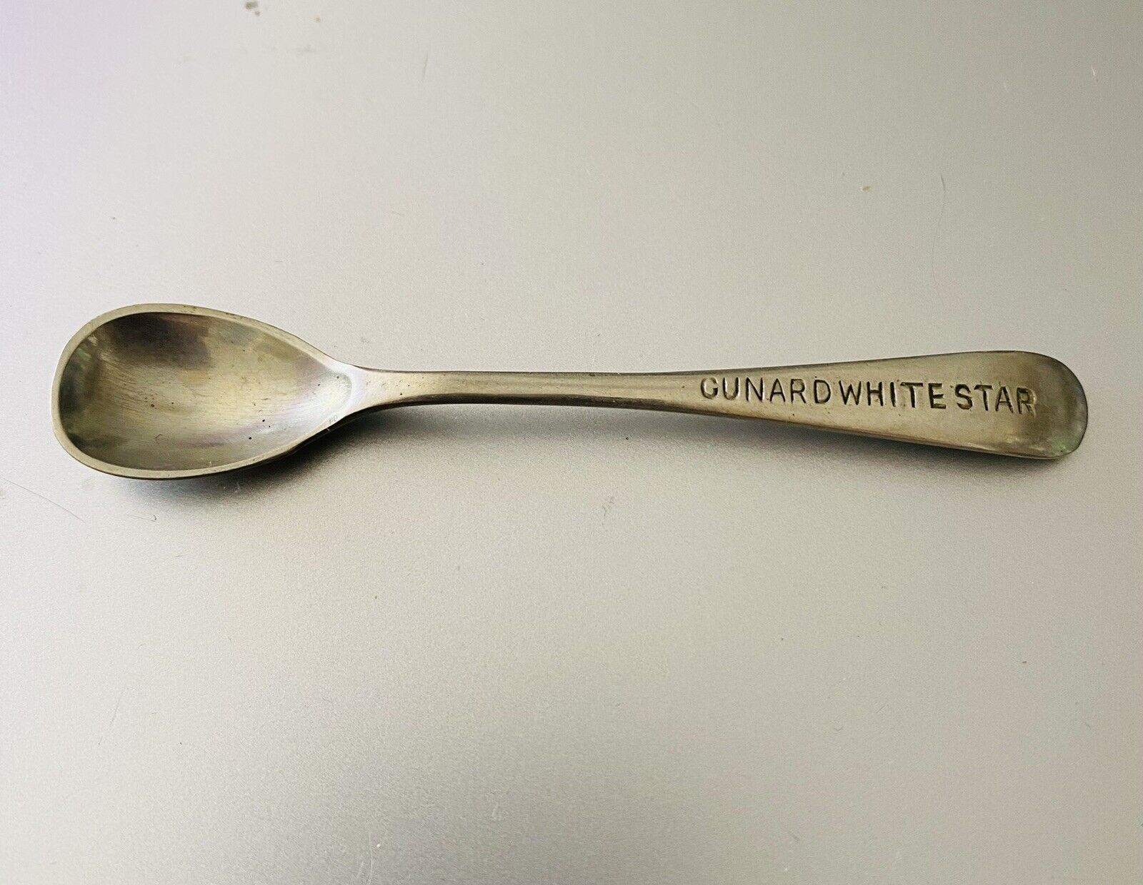 Rare Antique Cunard White Star Gladwin LTD Salt Spoon 3.5”