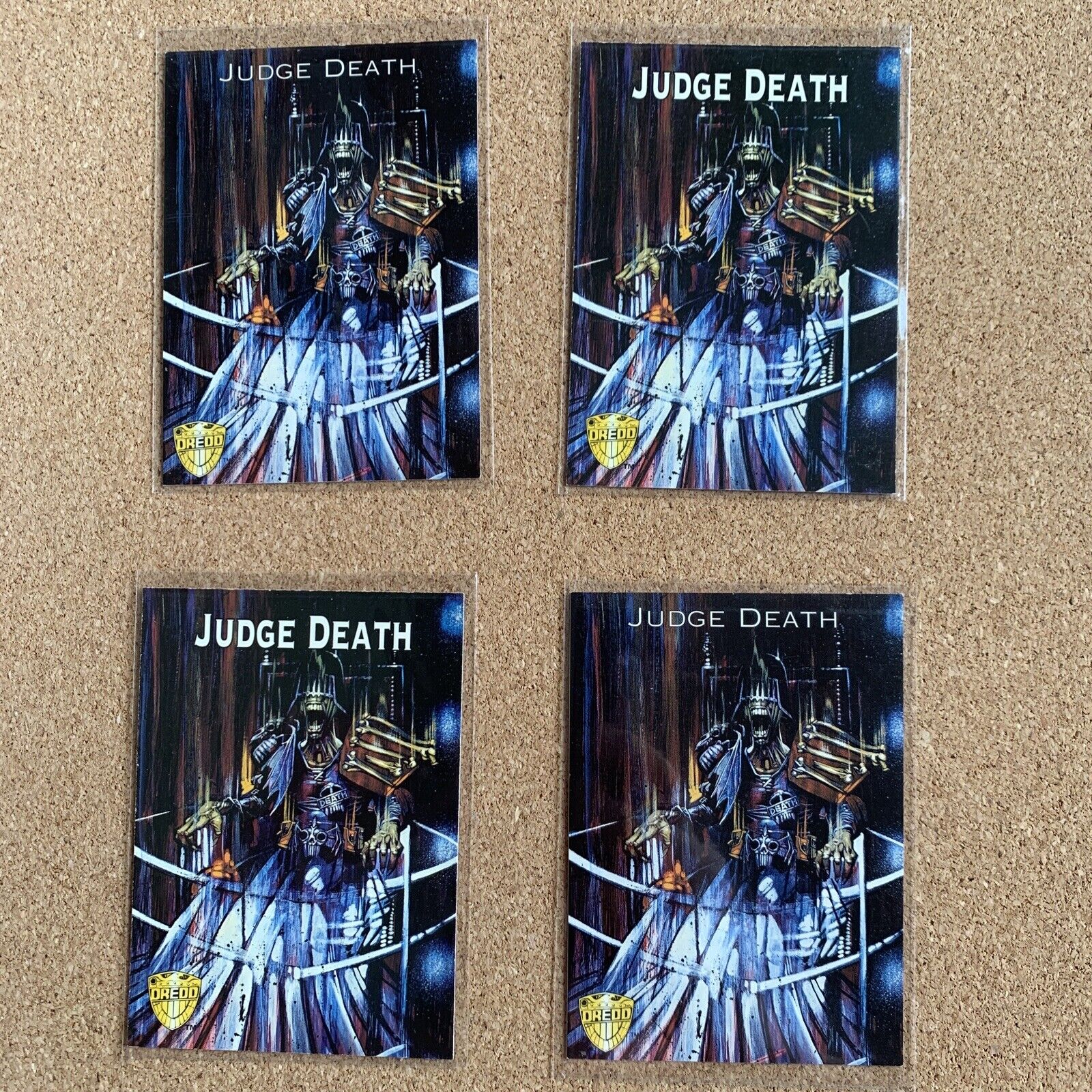 1995 Edge Entertainment Dredd Judge Death 4 Card Lot
