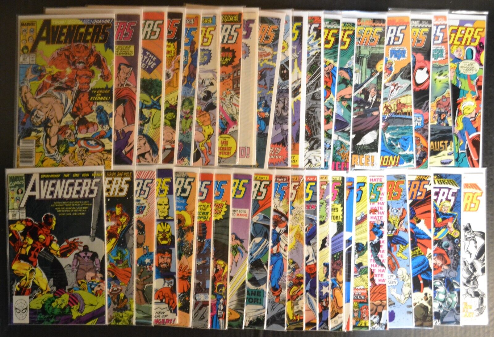 The Avengers #316 (Marvel) Volume 1 Copper Age Comic Book Lot; 40 Amazing Issues