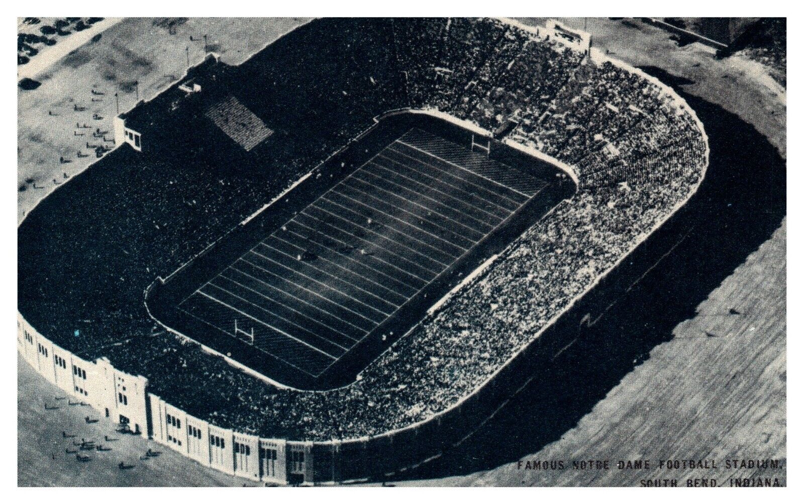 postcard Famous Notre Dame Football Field South Bend Indiana