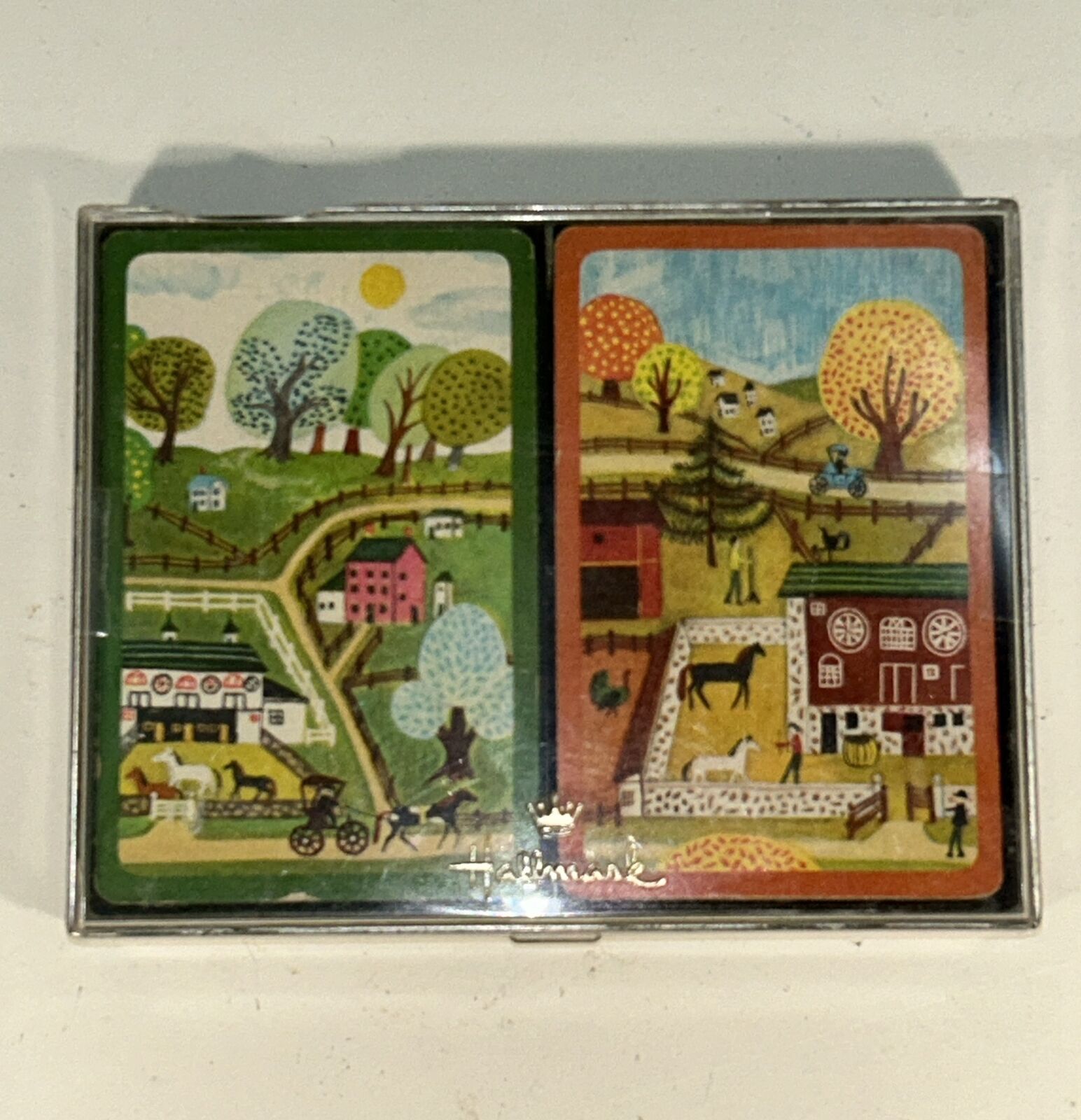 VTG Hallmark Playing Cards Collection(Pre-owned)(Opened)(GREAT CONDITION)Unique