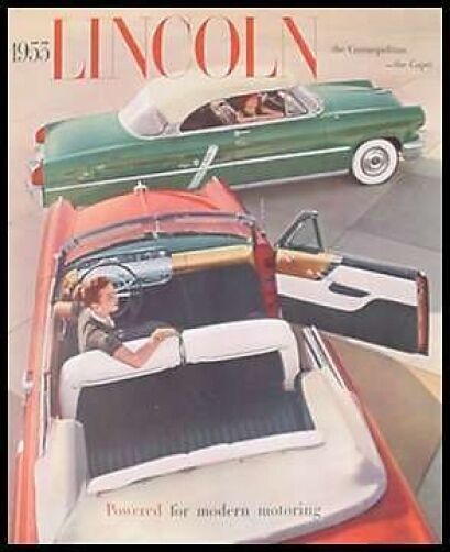 1953 Lincoln Large Brochure, Capri, Cosmopolitan