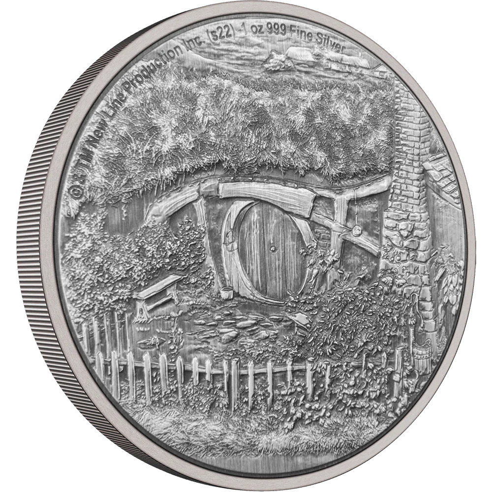 THE LORD OF THE RINGS - The Shire 1oz Pure Silver Coin - NZ Mint